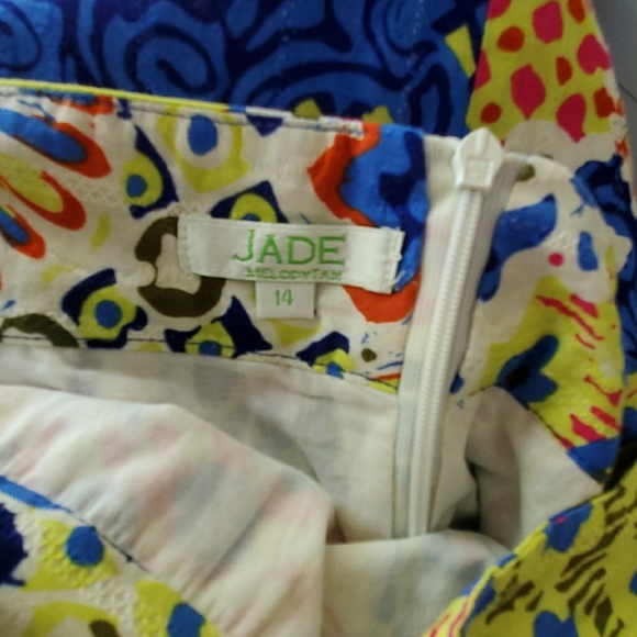 JADE MELODY TAM Multicolor Cotton Skirt Size 14 - Picture 3 of 3